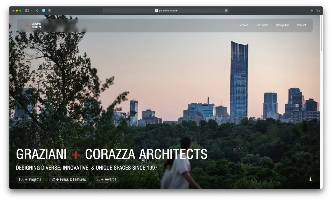 G+C website after redesign