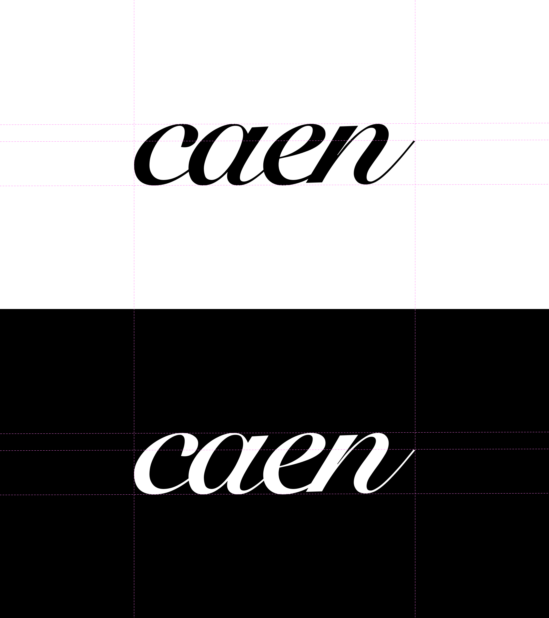 Final Caen brand mark lockup
