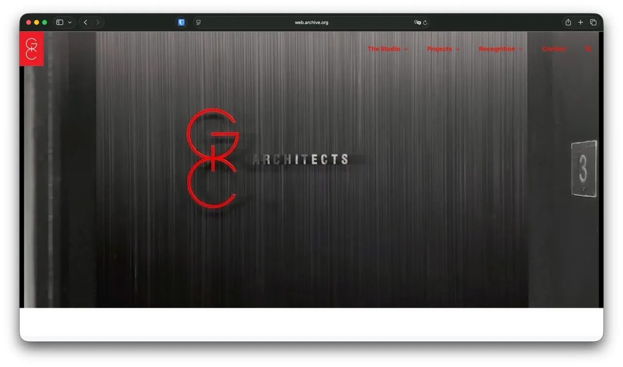 G+C website before redesign
