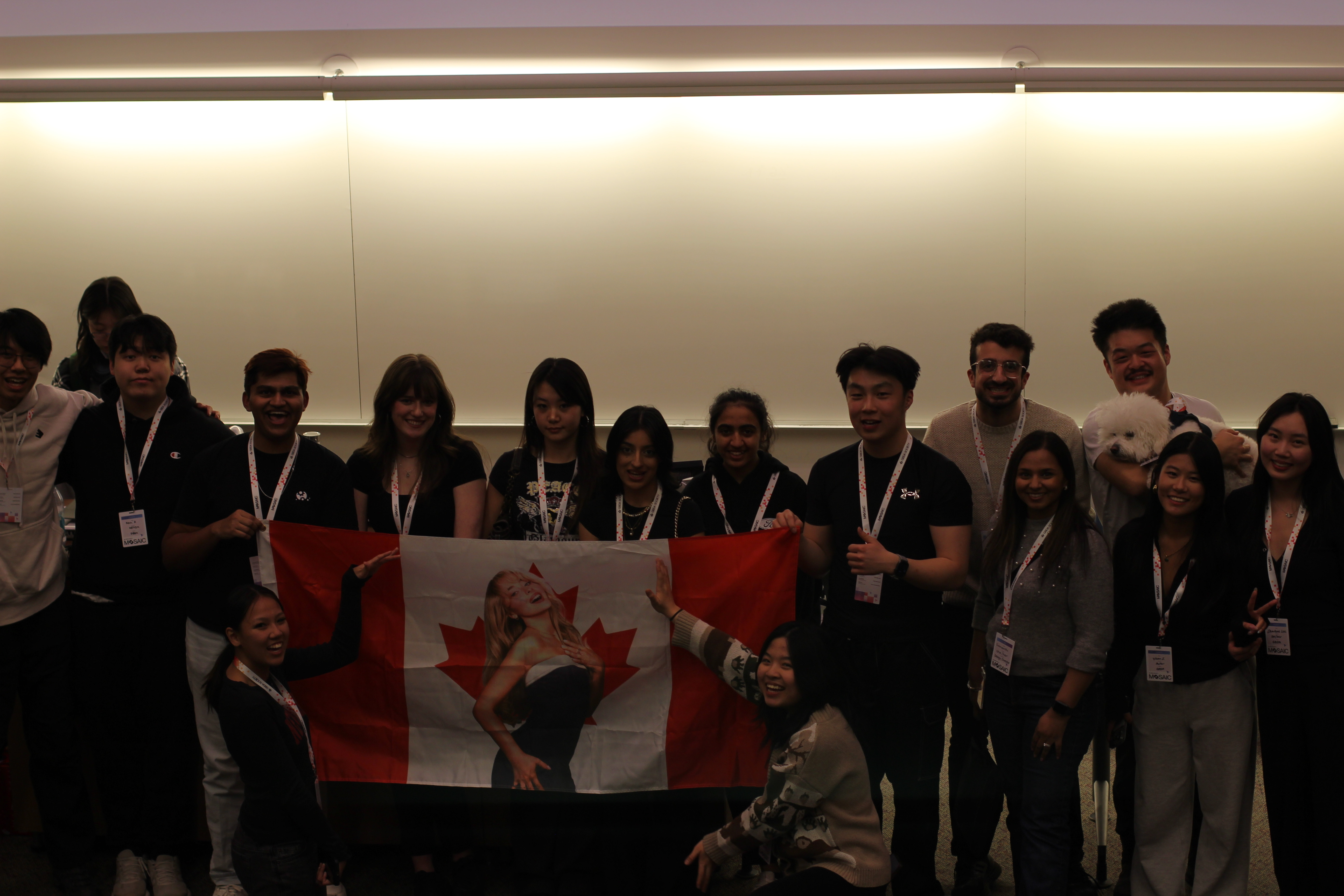 GBDA Society hosts on stage at Mosaic