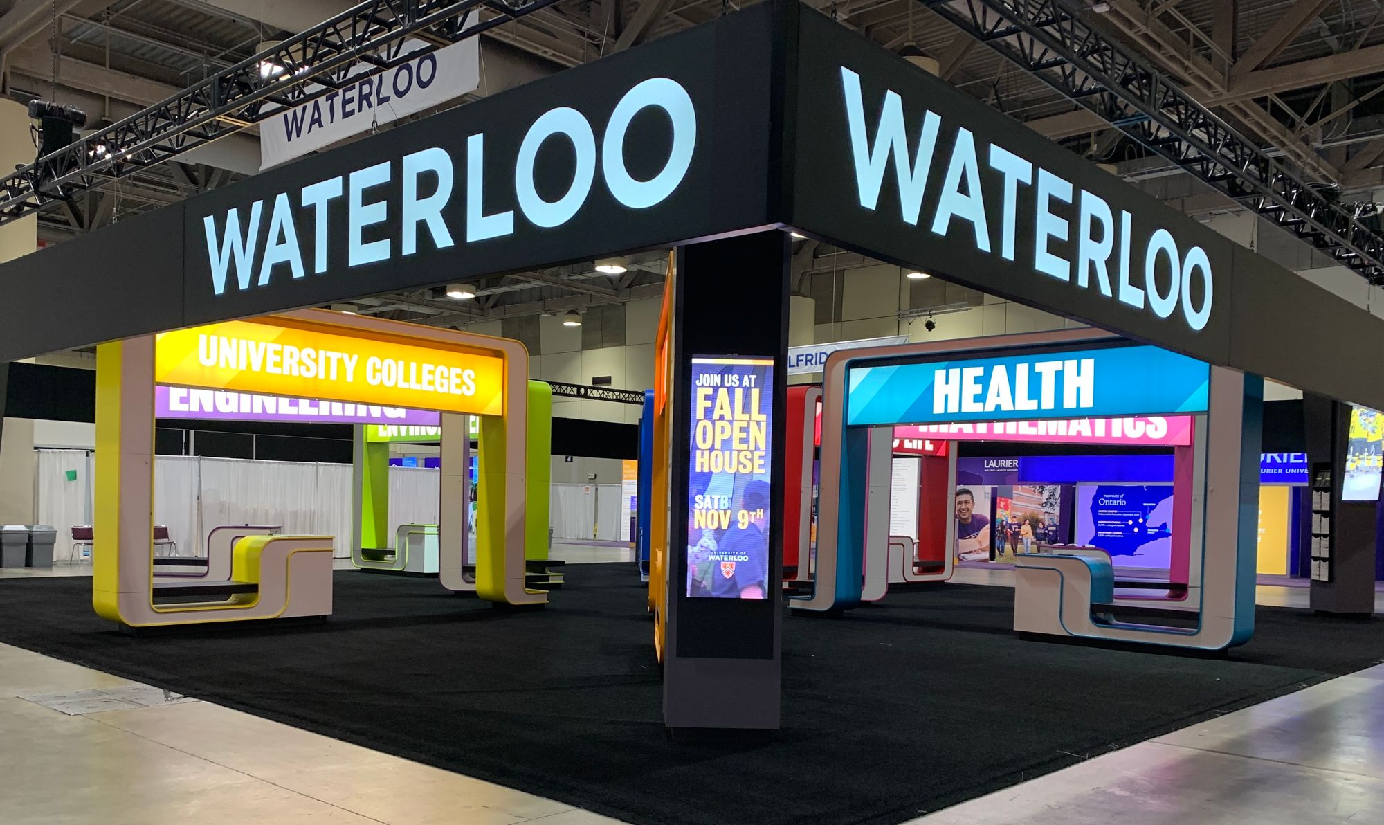 University of Waterloo booth at Ontario University Fair
